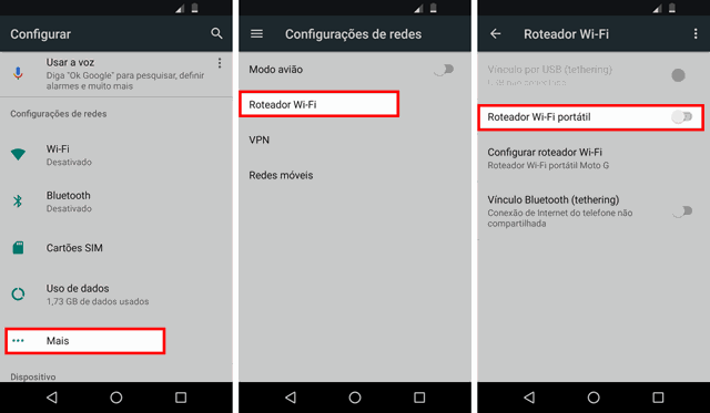 Como compartilhar a conexão de dados do seu Android com outros dispositivos