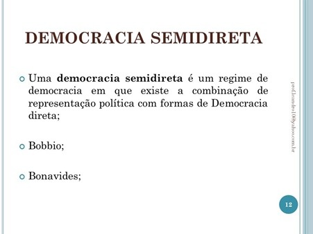O Que é e Como Funciona a Democracia Semidireta?