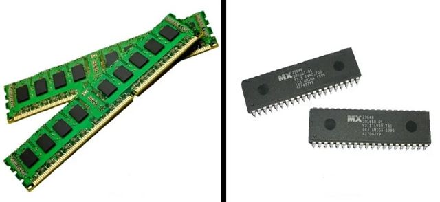Diferenças entre RAM e ROM