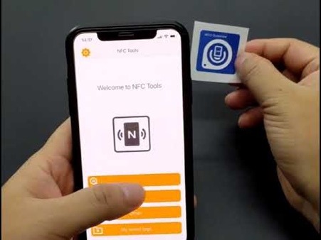 Leitor de tags NFC para Android e iOS